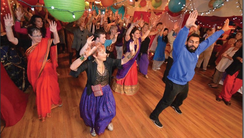 Everyone was on their feet and up for some fun with Punjabi-style dancing at a fundraiser for the An