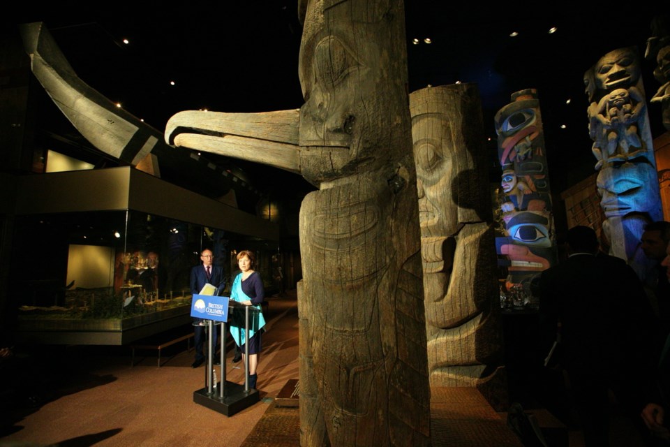 The Royal B.C. Museum will act as a resource for First Nations peoples who are interested in seeing the return of cultural objects lodged in museums in B.C., Canada and around the world. Those objects were often taken away without the permission of First Nations.