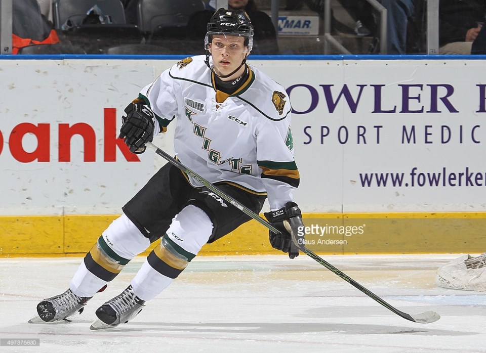 Olli Juolevi was selected fifth overall by the Vancouver Canucks