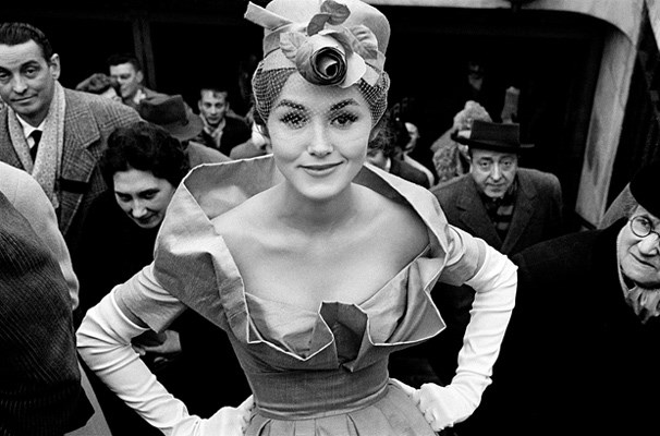 Frank Horvat photograph for Jours de France, Monique Dutto at Metro Exit, Paris, France, 1959. Based in Paris, Horvat's distinguished career spans more than 60 years.
