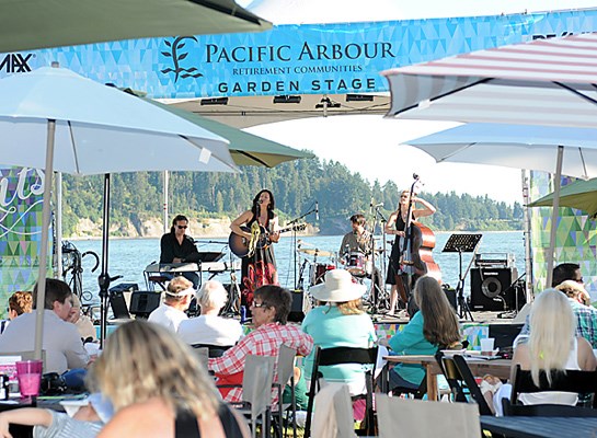 The Harmony Arts Festival Garden Stage.