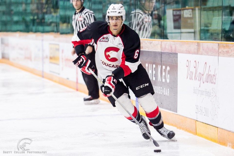 Shaun Dosanjh is now a member of the Prince George Cougars after several seasons with the Vancouver Giants. Photo submitted