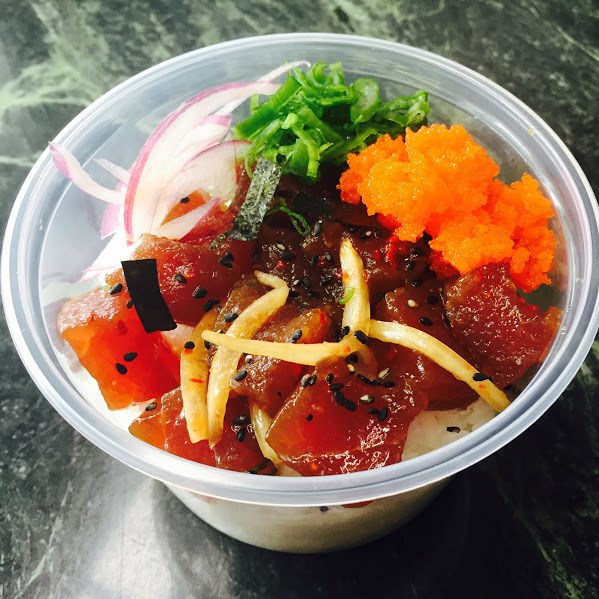 A sample of one of Poké Bar's bowls.