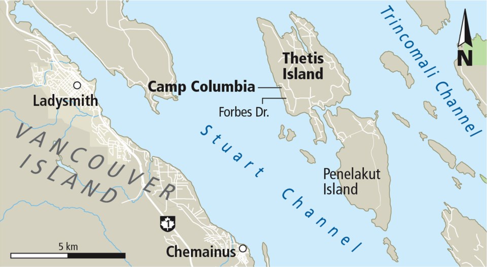 Map - Camp Columbia