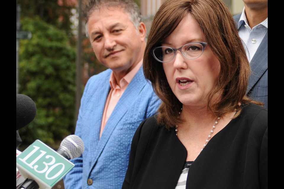 Vision school board trustee Patti Bacchus says an infographic released by the province is misleading to the public's perception of the VSB's finances. Photo Dan Toulgoet