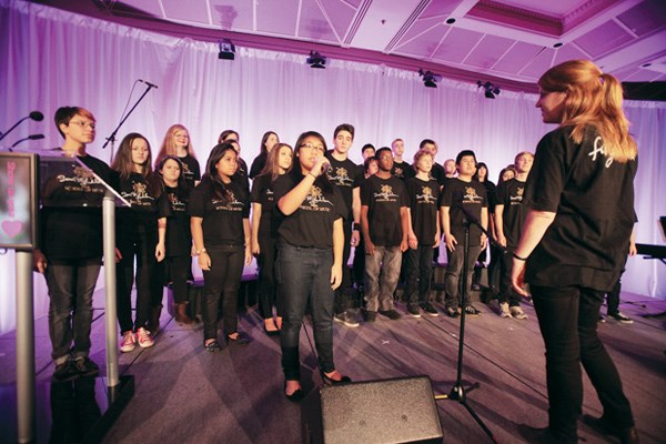 Students from the Sarah McLachlan School of Music
