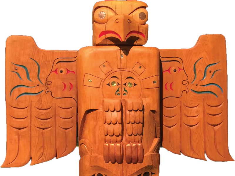 The Choir of the World totem pole