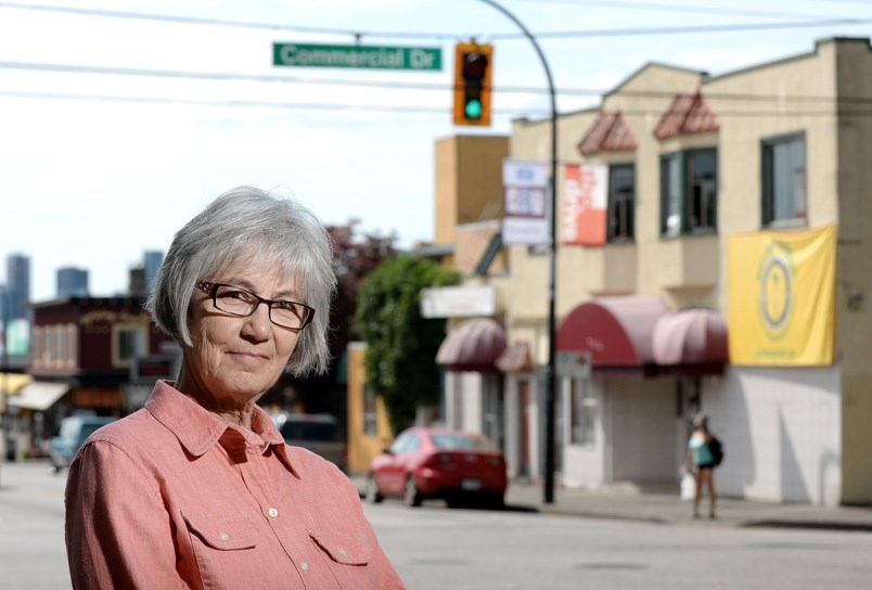 Barbara Cameron, one of the organizers behind Grandview-Woodland’s No Venables Tower coalition, rema