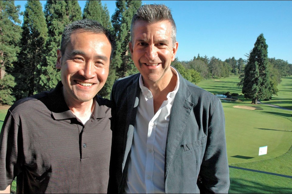 Arts Umbrella chair Michael Lee and newly-appointed CEO Paul Larocque welcomed golfers to the firm’s 19th Invitational at the Point Grey Golf and Country Club.