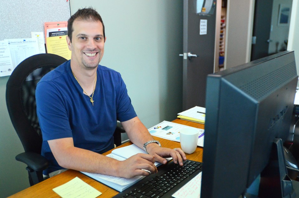 Burnaby Teachers' Association president Frank Bonvino