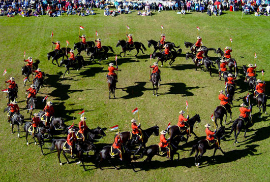 The official Maze Formation of the musical ride.