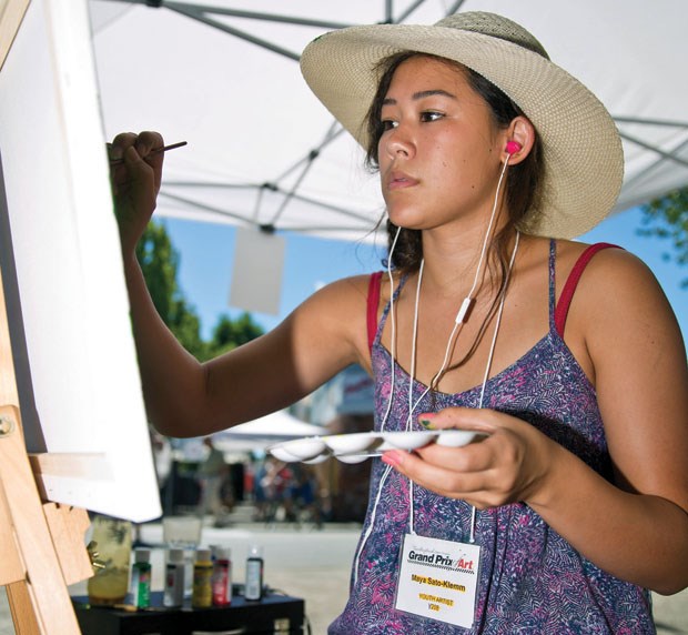 Maya Sato-Klemm was among those who took part in the inaugural Grand Prix of Art Delta last year. This year’s event takes place Sunday in Ladner Village.