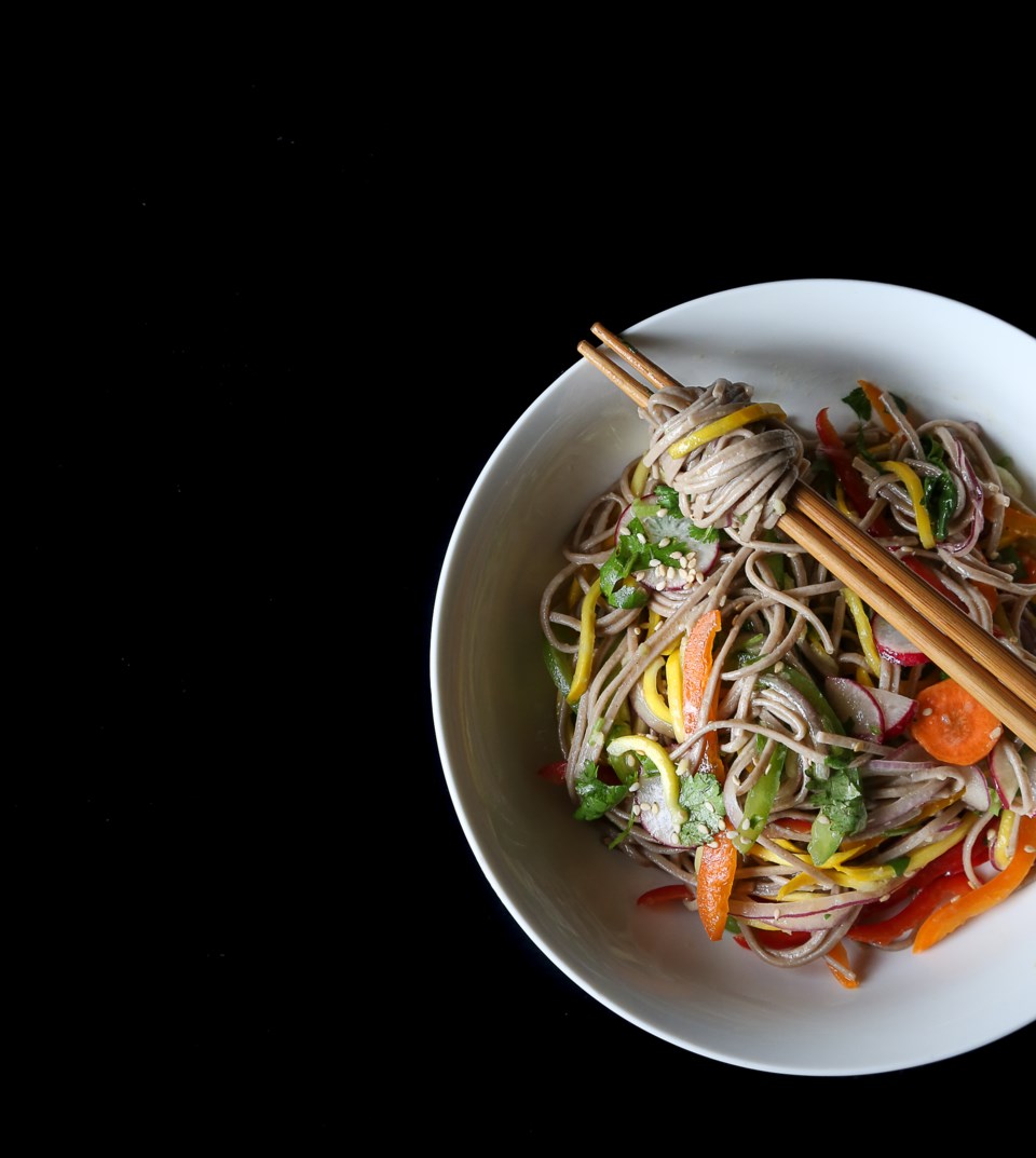 Rainbow Soba Salad - The Food Gays