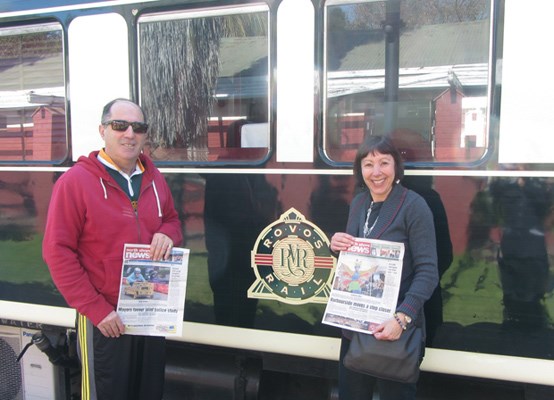 William and Lorraine Katzin take the North Shore News on a train trip from Cape Town to Dar es Salaam.