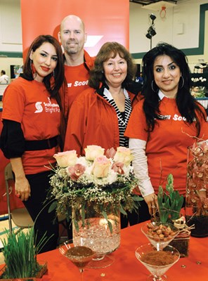 Mahsa Afshar, Larry Clements, Mary Wysota and Mahin Motahari