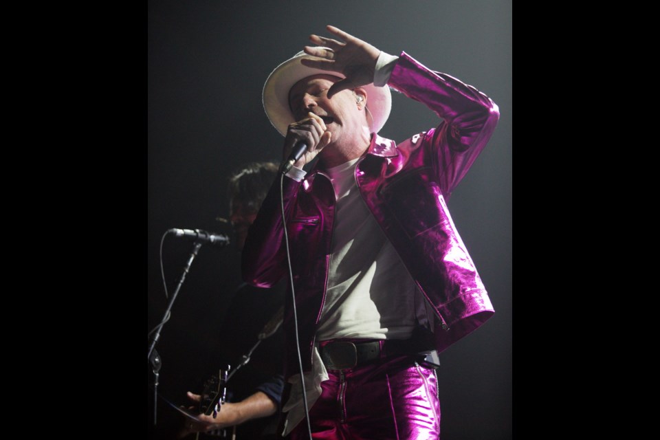 Gord Downie performs with the Tragically Hip at the Save-on-Foods Memorial Centre in Victoria on Friday, July 22, 2016, as the band kicked off what is expected to be its last tour.