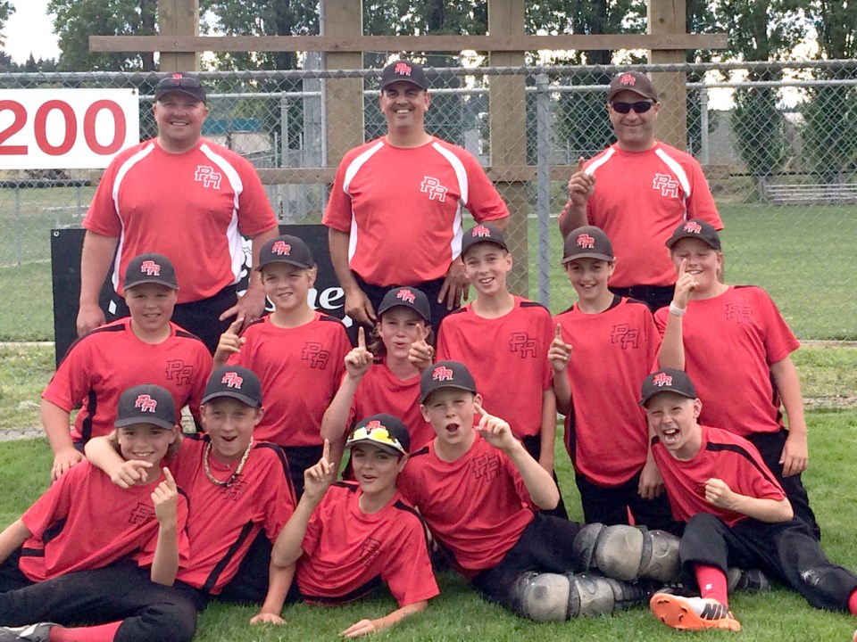 Powell River Pee Wee A Rep baseball team