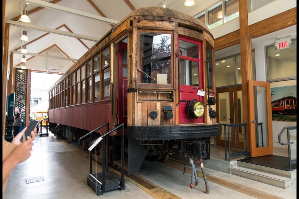 A part of Richmond transportation history, Tramcar 1220, will be front and centre for the All Aboard! event in Steveston on Aug. 6. Photo submitted