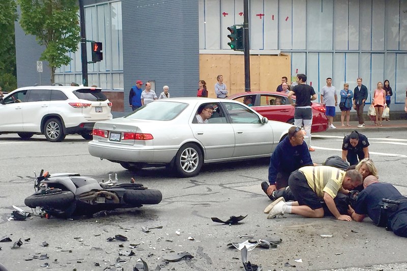 motorcycle crash