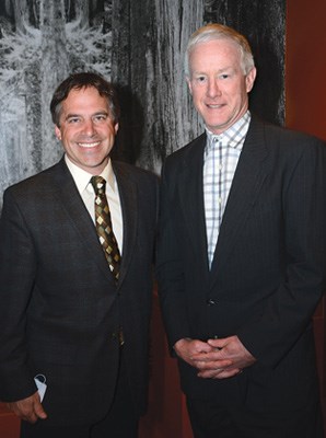 City of North Vancouver Mayor Darrell Mussatto and District of North Vancouver Mayor Richard Walton