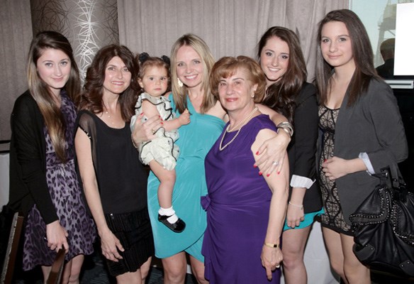 Nicole and Mena Parente, Kim, Capri and Niki Ficocelli, Natalie Parente and Isabella Ciambreli