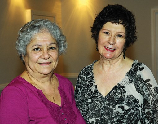 Jan Khubyar and Christine Bleackley