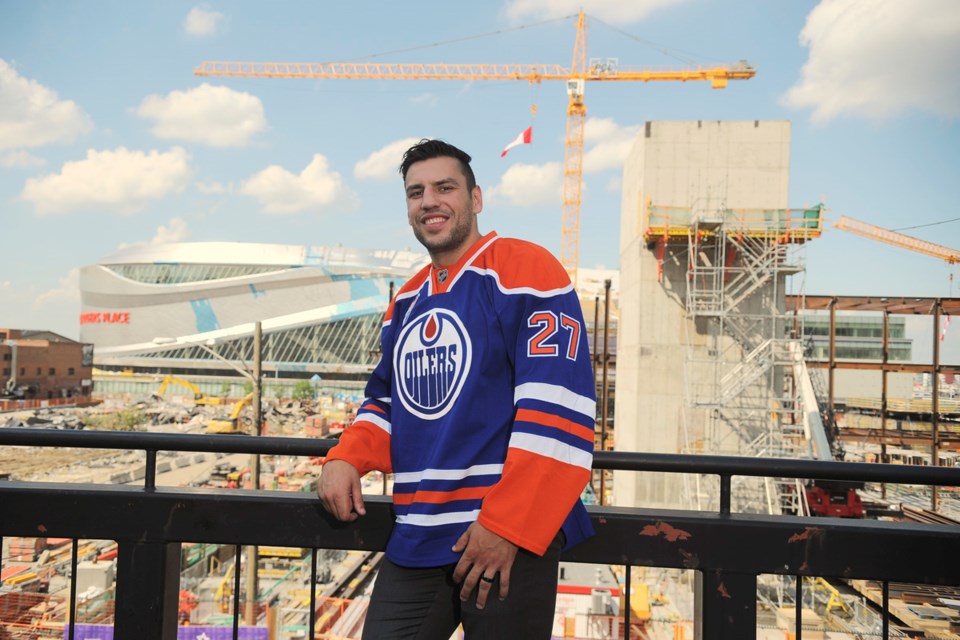Vancouver native and current Edmonton Oiler Milan Lucic is taking part in this weekend's second annual Gallagher Celebrity Softball Classic at Nat Bailey Stadium.
