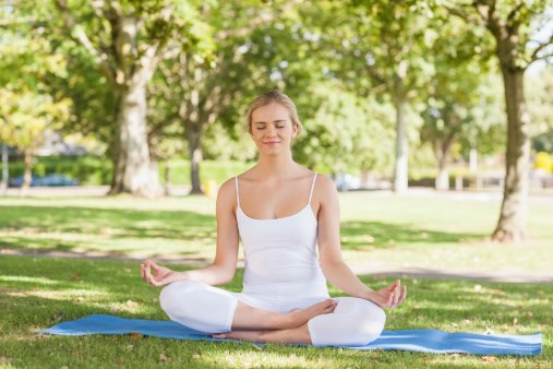 yoga outside