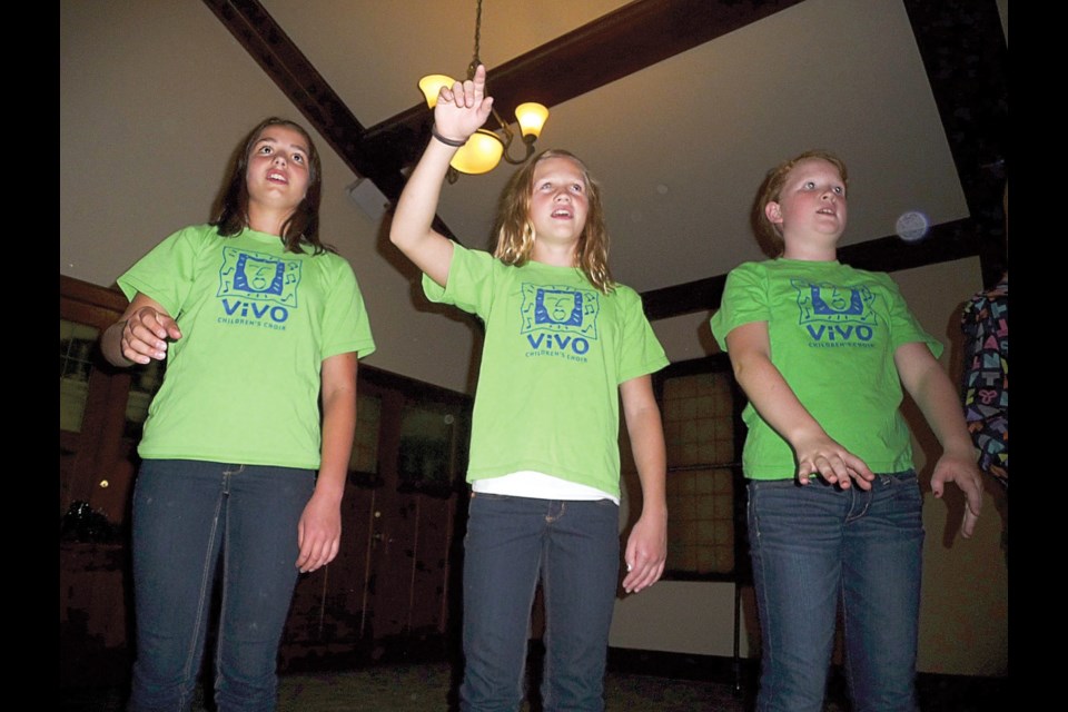 Young singers in a Vivo rehearsal in a previous season. The Vivo Children's Choir is open for registration for its new season, which starts Sept. 14.