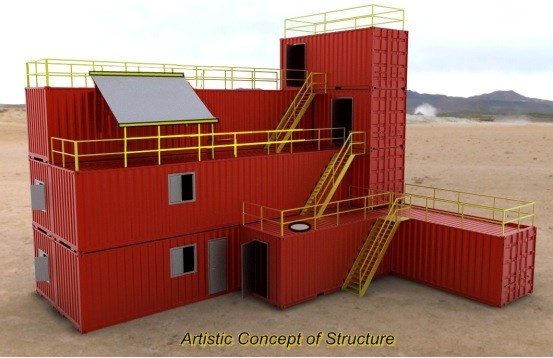 A preliminary artists rendering of the proposed fire training centre.