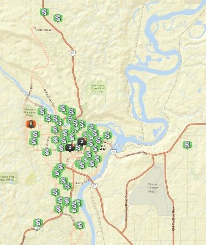 There have been 75 confirmed reports of thefts from vehicles and 57 confirmed reports of break and enters in the city so far this month. RCMP released maps Thursday showing where the offences were committed. Above is the one for theft from vehicles. Next page shows the one for break and enters.