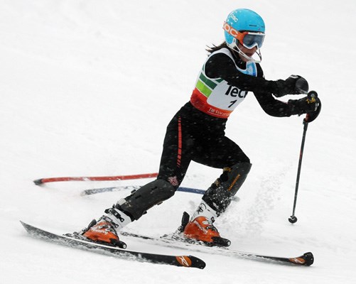 Ski racers competed at Seymour Mountain over the weekend of Jan 21st & 22nd during the Mount Seymour Ski Club Enquist K2 Slalom 2012. Mikayla Martin