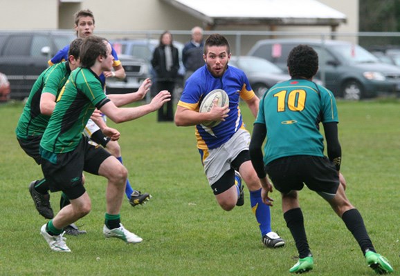 Senior Boys rugby action between Argyle and Handsworth.