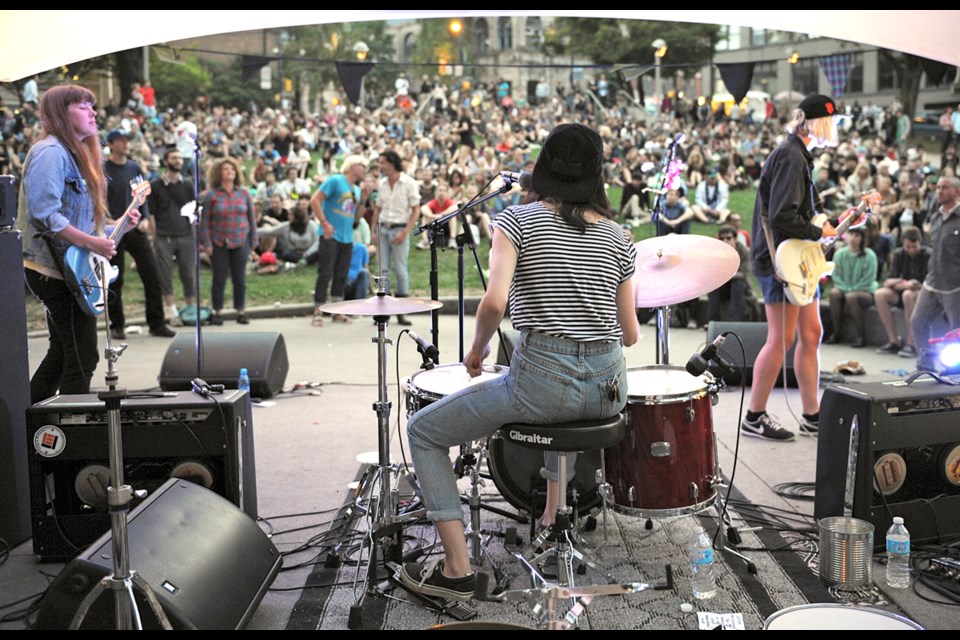 The Victory Square Block Party kicks out the jams Sept. 4, 2 to 9 p.m. Details at victorysquareblockparty.com.