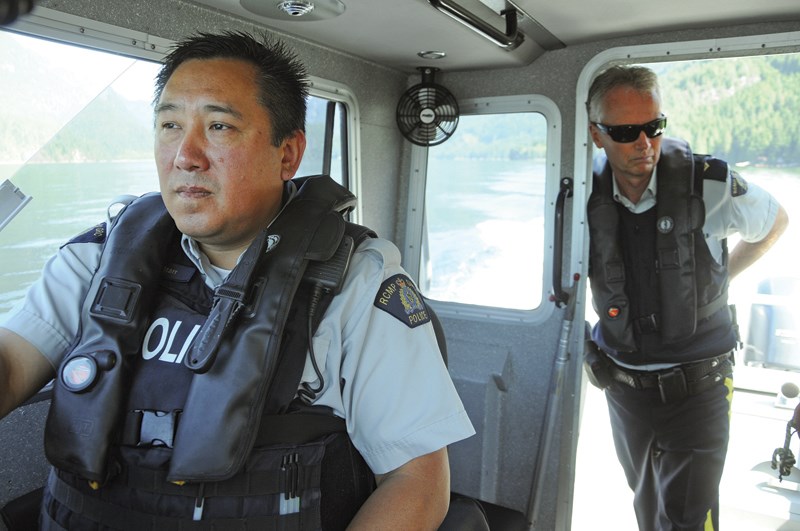 RCMP boat tour