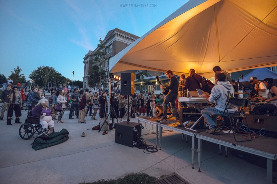 Last year's Vining Street Party on the Plaza attracted hundreds of people to the Victoria High School grounds. This year's event, taking place today from noon to 6 p.m., promises to be even bigger.