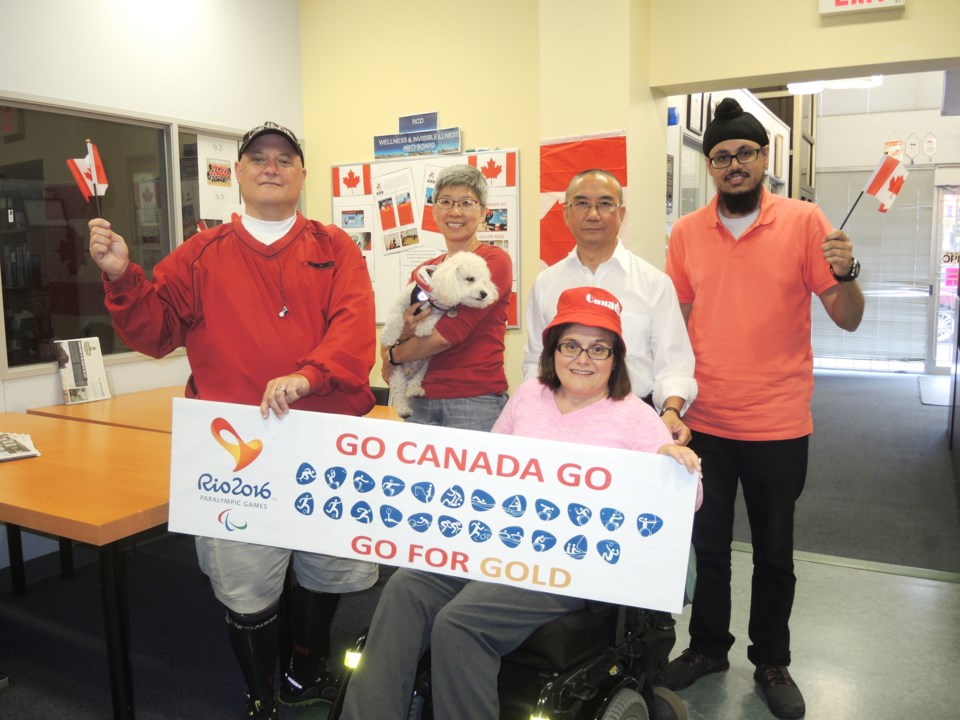 Paralympian cheer