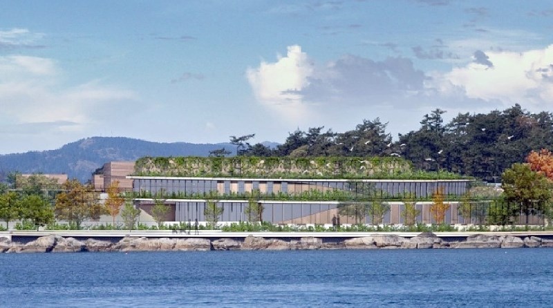 Artist's rendering of a sewage treatment plant at McLoughlin Point.