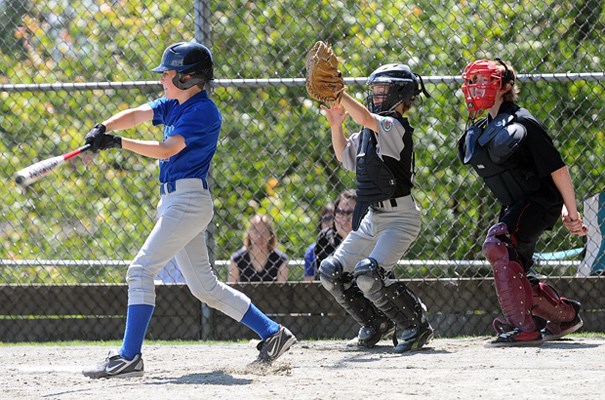 The all stars baseball play at Delbrook field.