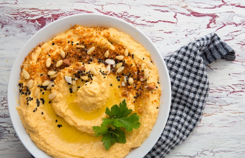 The Food Gays - Butternut Squash Hummus