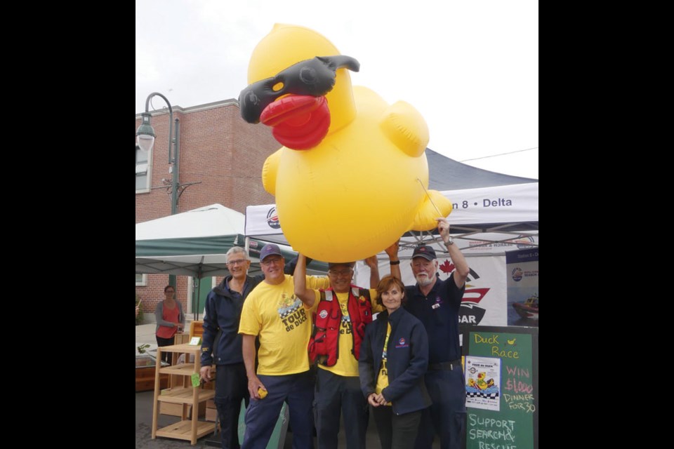 The Delta Marine Rescue Society presents Delta’s Tour de Duck this Saturday at Deas Island Regional Park. Thousands of rubber ducks will float down the Fraser River in the fundraising event for the society. Tickets cost $5 per duck and can be bought at the park on Saturday. There are many prizes, including $1,000 for first place. Tour de Duck runs from 11 a.m. to 2 p.m. with the ducks racing at noon.