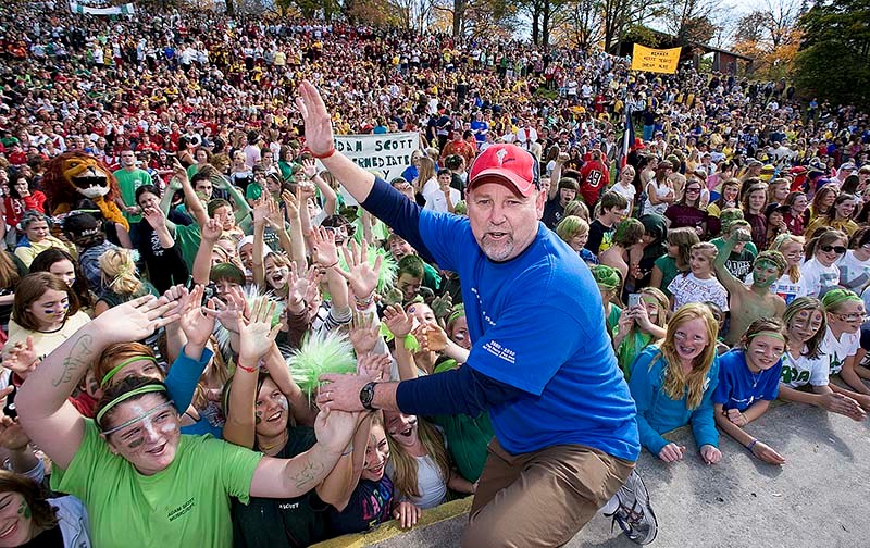 Fred Fox in Peterborough, Ont., in at the 2010 Terry Fox Run.