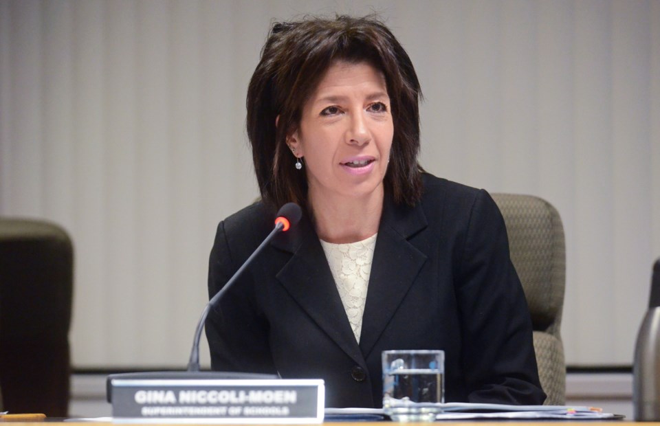 Burnaby school district superintendent Gina Niccoli-Moen