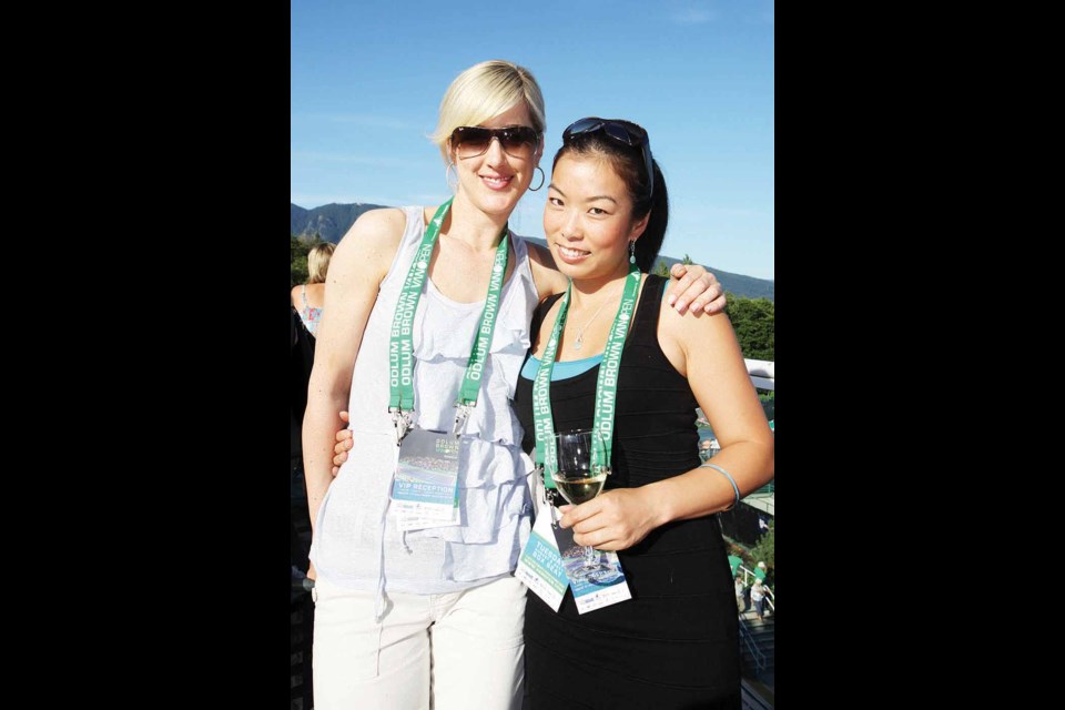 Anne Drewa and Wesla Wong of Global BC team up for a photo