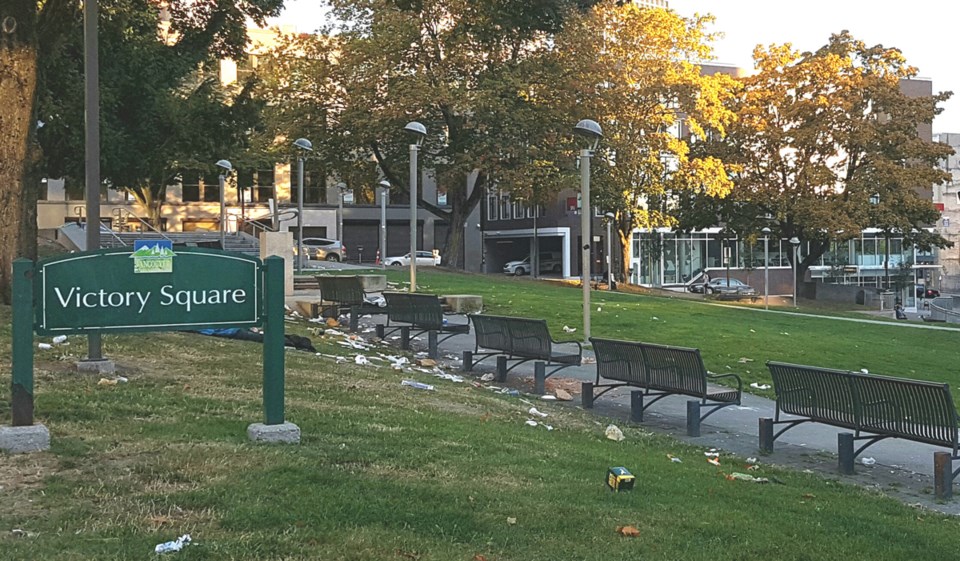 Tim Arden took this photo of Victory Square Sept. 14.