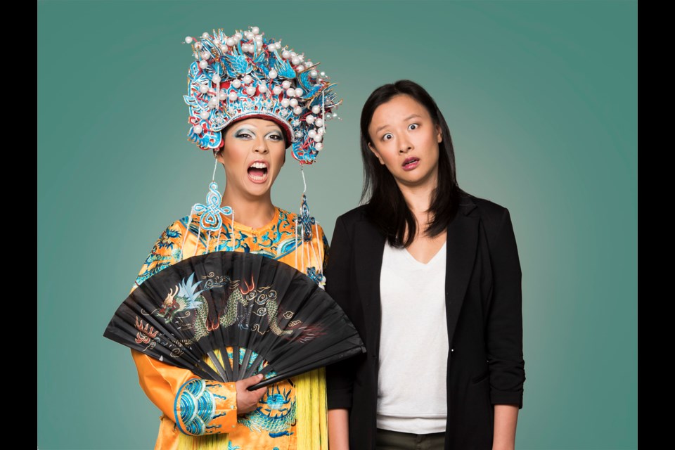 Milton Lim and Burnaby’s Andrea Yu in King of the Yees at Gateway Theatre.
