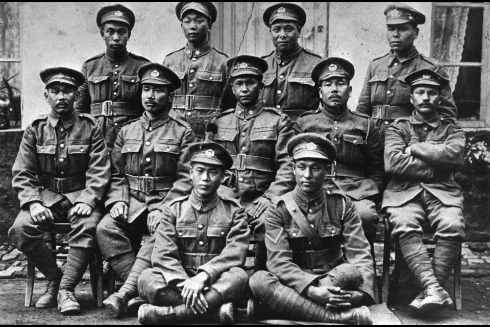 Japanese Canadians of the Fighting Tenth Battalion (1916–1919).