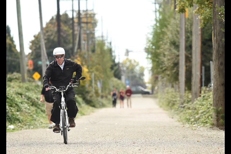 The city expects to make a decision about the temporary pathway for Arbutus Greenway by mid-October. Photo Dan Toulgoet
