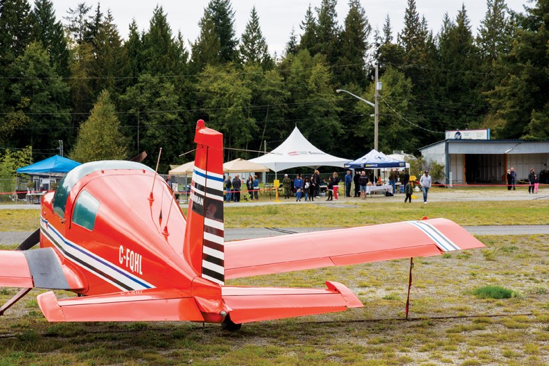 The Sunshine Coast Royal Canadian Air Cadets – 858 Skookumchuck Squadron – held an All About Flight open house at the Sechelt Airport on Sept. 24