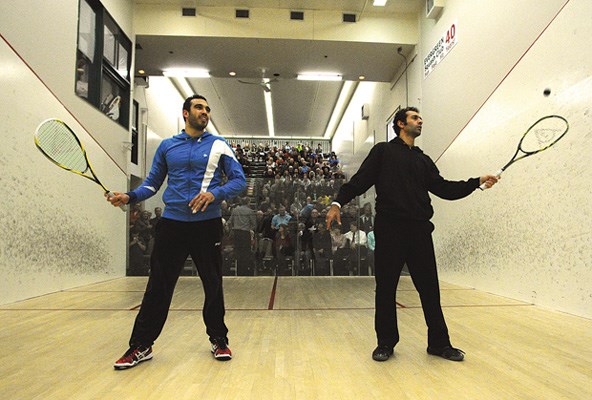 Egyptian players Hisham Ashour and Amr Shabana